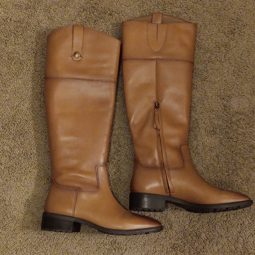 Sam Edelman Drina boots, Whiskey leather, 9, NWT